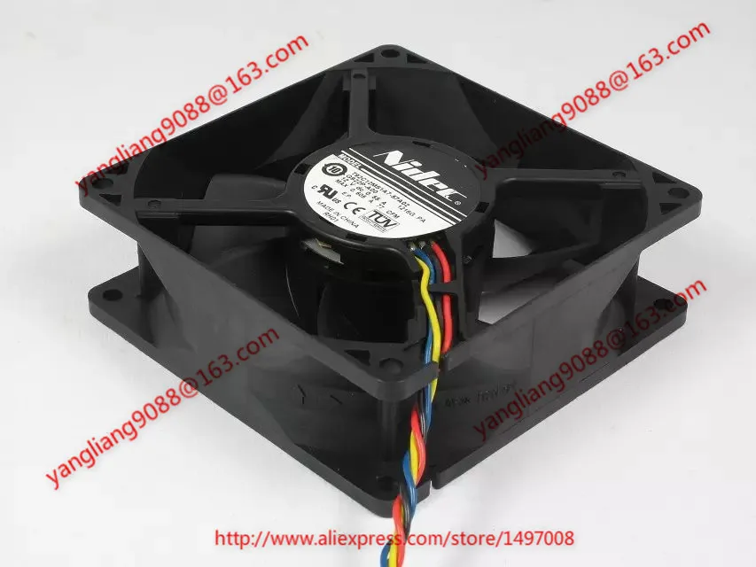 Вентилятор охлаждения сервера Nidec T92C12MS1A7-57A02 EB DC 12V 0.55A 0x90x32 мм | Компьютеры и офис