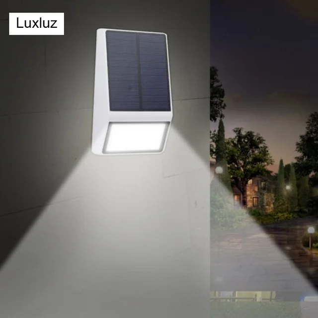New 15 Led Solar Porch Lamp Outdoor Waterproof Garden Path Light New 15 Led Solar Porch Lamp Outdoor Waterproof Garden Path Light Wall Mount Smart Dim Warm