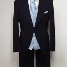 Заказ Новое поступление Terno Для мужчин костюмы для свадьбы one button Blazer Последние костюм черный костюм Homme(куртка+ брюки+ жилет+ галстук