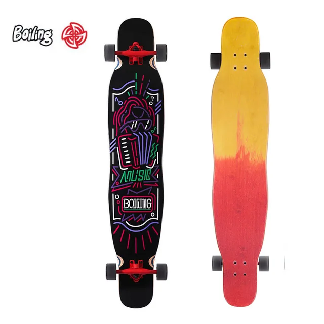 Boiling professional skateboard longboard complete 48 inch dancing