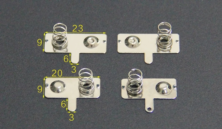 

50PCS Custom AAA battery contacts with spring to pcb ,Type-S22