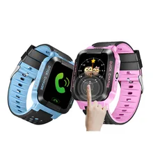 1.44″ HD Touch Screen Color Display Kids Smart Watch For IOS Android System Smart Watch with Flashlight AGPS & LBS Positioning