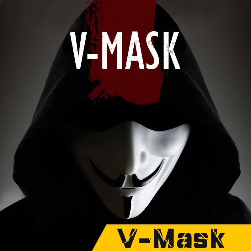 Мотоциклетный шлем v для vendetta Маска мотоциклетная маска для лица Балаклава мотоциклетная Лыжная снегоходная велосипедная маска на все лицо под H