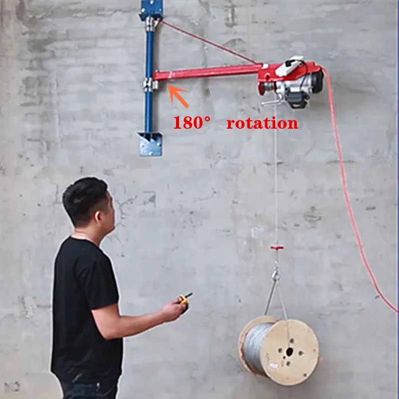 Специальный настенный Треугольный Кронштейн для микро электро лебедка 180 градусов кронштейн кран кронштейн