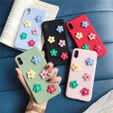 candy color 3d matte flower for oneplus 7 pro 6t 6 5t 5 phone case 7pro silicone soft tpu back cover coque capa fundas lovely