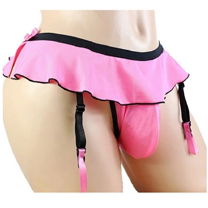 Sexy-male-three-dimensional-cut-sling-thong-and-g-string-sissy-mens-jockstrap-skirt-pant-Underwear (1)