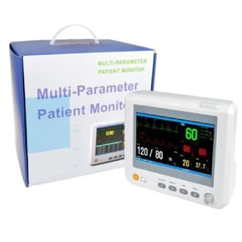 

8 Inch Human / Veterinary VET Multiparameter Patient Monitor parameter NIBP,Spo2, PR,ECG,RESP,TEMP