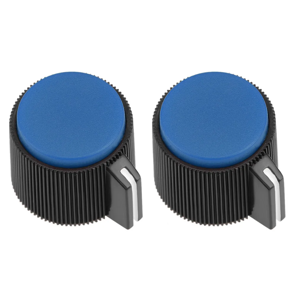 

Uxcell 19x16mm Bakelite Potentiometer Volume Control Rotary Knob For 6mm Dia Hole Blue Yellow Red Green Switch Accessories 2Pcs