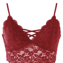 Wipalo, Женская кружевная майка с зубчатым краем, плюс размер, сексуальное нижнее белье, Майка без косточек, короткие майки, большой размер, 5XL, женская одежда