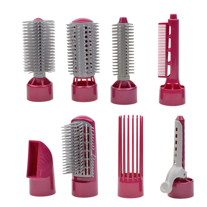 Многофункциональные Инструменты для укладки волос, фен для завивки волос, расческа для выпрямления волос, набор фен для волос с насадками 110-220 В