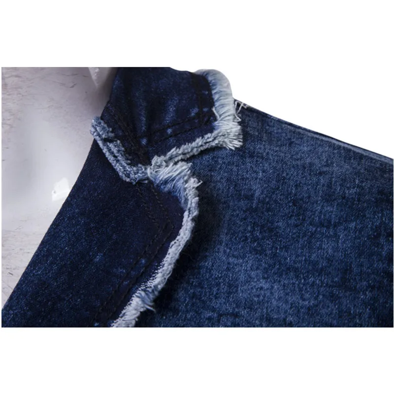 2017 new autumn winter style men's casual suit coat men personality Corner water washing Denim pocket decorate Leisure suit Coat 2017 new autumn winter style men's casual suit coat men personality Corner water washing Denim pocket decorate Leisure suit Coat