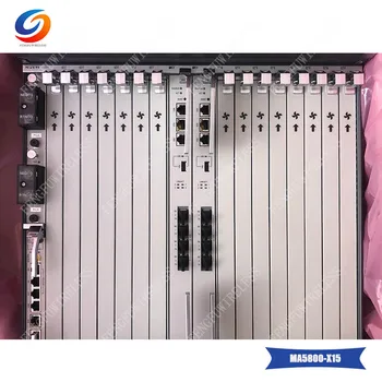 

Hua wei MA5800-X15 OLT, 19 inch chassis, Optical Line Terminal with 2* MPLA Control and integrated boards(with 4 10G ports)