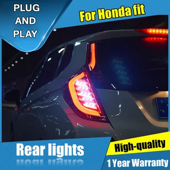 

4PCS Car Styling for Honda fit Taillights 2014-2018 for fit LED Tail Lamp+Turn Signal+Brake+Reverse LED light
