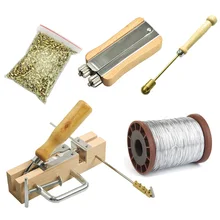 Beekeeping Tools Equipment Frame Hole Perforation Buried Wire Set+Copper Eye+Frame Puncher+Steel Wire+Metal Wire Tightener