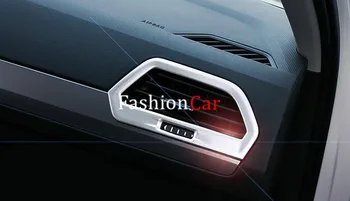 

For Volkswagen Tiguan 2nd Gen 2016 2017 LHD 2pcs/set Interior Matte Side Air Condition Vent Outlet Cover Trim Car Accessories