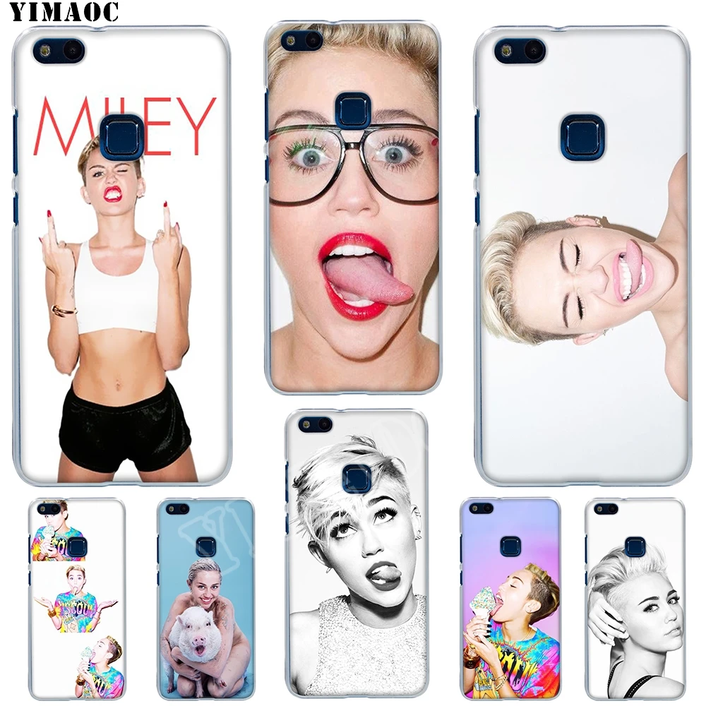 Мягкий чехол YIMAOC Miley Cyrus из ТПУ для Huawei Honor 6A 7X 7A Pro 8C Mate 10 Note 9 Lite Y6 Y9 Y7 Prime 2018 |