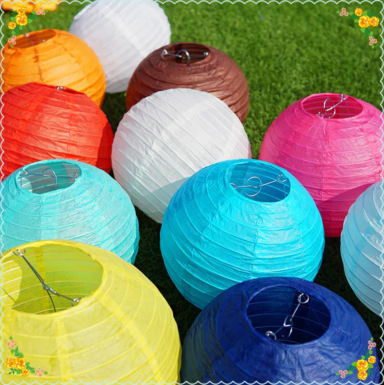 12x blue paper lanterns engagement birthday wedding party shower shop decoration