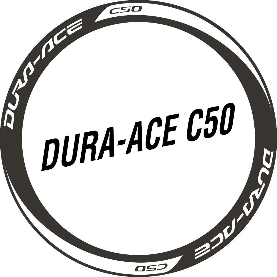

Two Wheel Set Stickers for DA C50 DURA ACE Water Proof Sticker for Road Bike Race Cycling Bicycle Decals