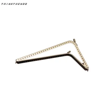 

1Pc DIY Purse Handbag Handle Coins Bags L Shape Metal Kiss Clasp Lock Frame