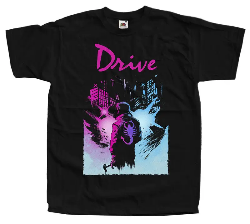 Drive Movie Poster Ryan Gosling T Shirt Black All Sizes S 3Xl Short Sleeves New Fashion T Shirt Men Clothing Drive Movie Poster Ryan Gosling T Shirt Black All Sizes S 3Xl Short Sleeves New Fashion T Shirt Men Clothing