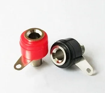 

Free Shipping 25pairs 4mm Banana Jack Terminal Panel Socket Terminals Test Instrumentation 50pcs/lot red and black
