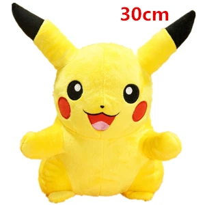 30-30-32cm большой Размеры Pocket Monster GO плюшевая игрушка Pichu Пикачу Raichu плюша фильмов и ТВ Качественный хлопок плюшевый Пикачу игрушки - Цвет: 30cmPikachu