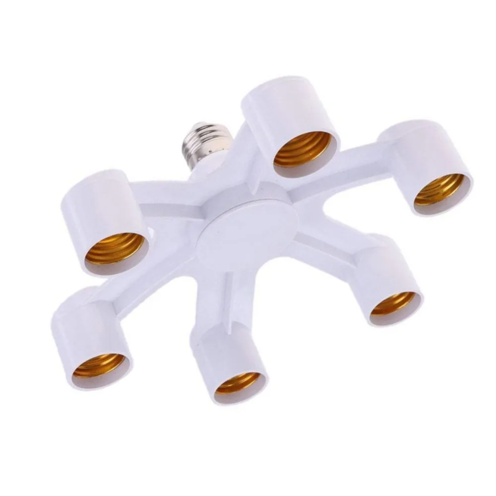 

E27 4/5/6 Bulb Head Lamp Holder Lamp Base For Light Bulb Socket Adapter Splitter Screw Induction Lamp Bulb Holder Lamp Base
