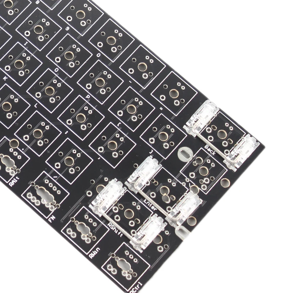 На печатной плате вишневые стабилизаторы PCB спутниковая ось 7u 6.25u 2u 3u 6u для механических клавиш-модификаторов клавиатуры