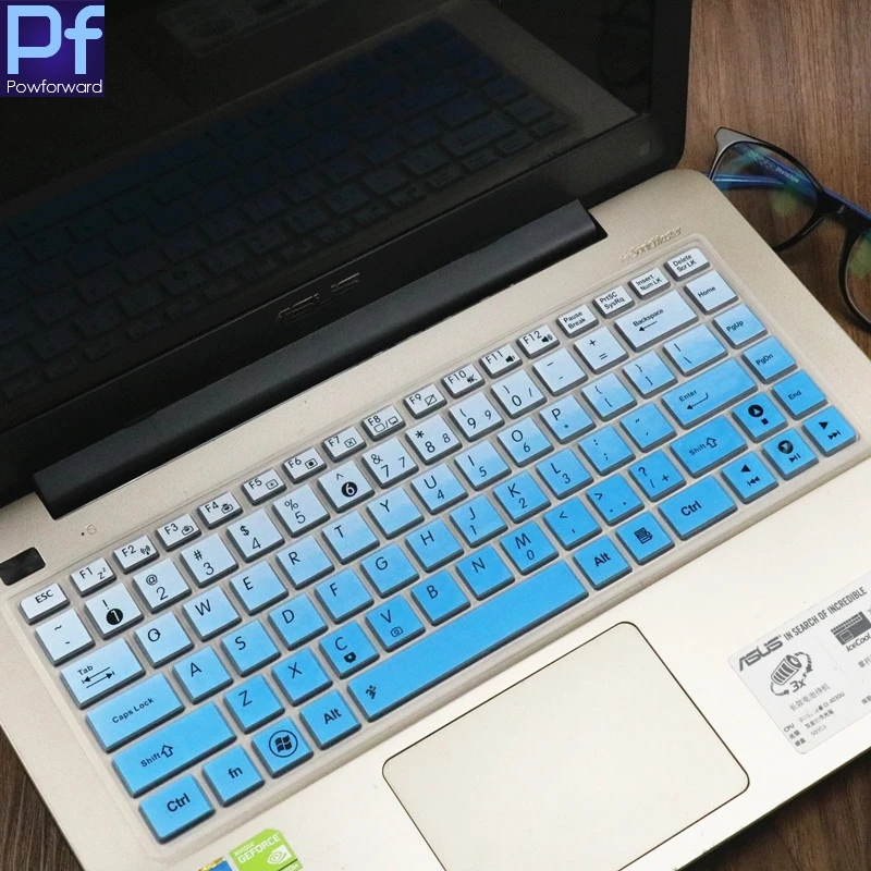 14 дюймовый чехол для клавиатуры ноутбука Защитная пленка Asus A45V K45V K45VD A85V K45VM N46 X42J