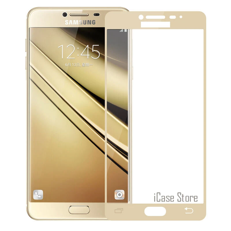 Полное покрытие цветное защитное закаленное Стекло Экран протектор для samsung Galaxy