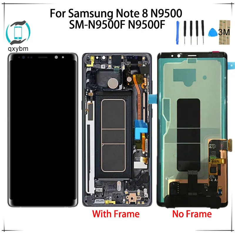 

6.3 inch Display For Samsung For Galaxy Note 8 Note8 N950 N950F N9500 LCD Touch Screen 100% Tested Digitizer Replacement Parts