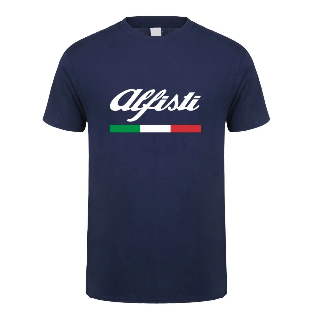 Alfa Romeo футболка для мужчин Топы Новая мода короткий рукав Alfisti футболка футболки мужская футболка LH-069