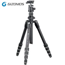 GIZOMOS GP 23C5 GHA 30D Professional Portable Carbon Fiber Tripod and Ball Head For Canon Sony