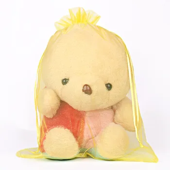 

100pcs 30x40cm Organza Bags Christmas Halloween Wedding Party Gift Bags Baby Shower Transparent Bags Candy Chocolate Packaging