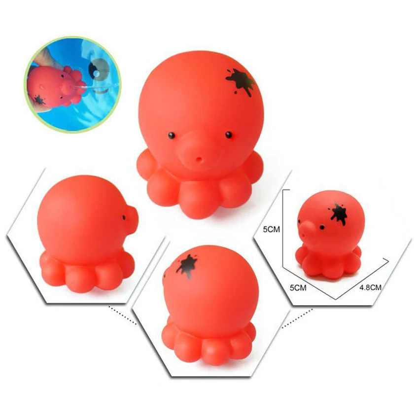 11 видов стилей детские игрушки для ванной мягкая резиновая утка животные автомобиль Лодка детские водные игрушки Squeeze звук распыления пляж