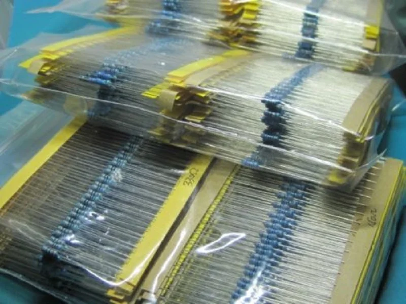 64 values 1280pcs 1 ohm - 10M 1/4W Metal Film Resistors Assortment Kit | Лампы и освещение