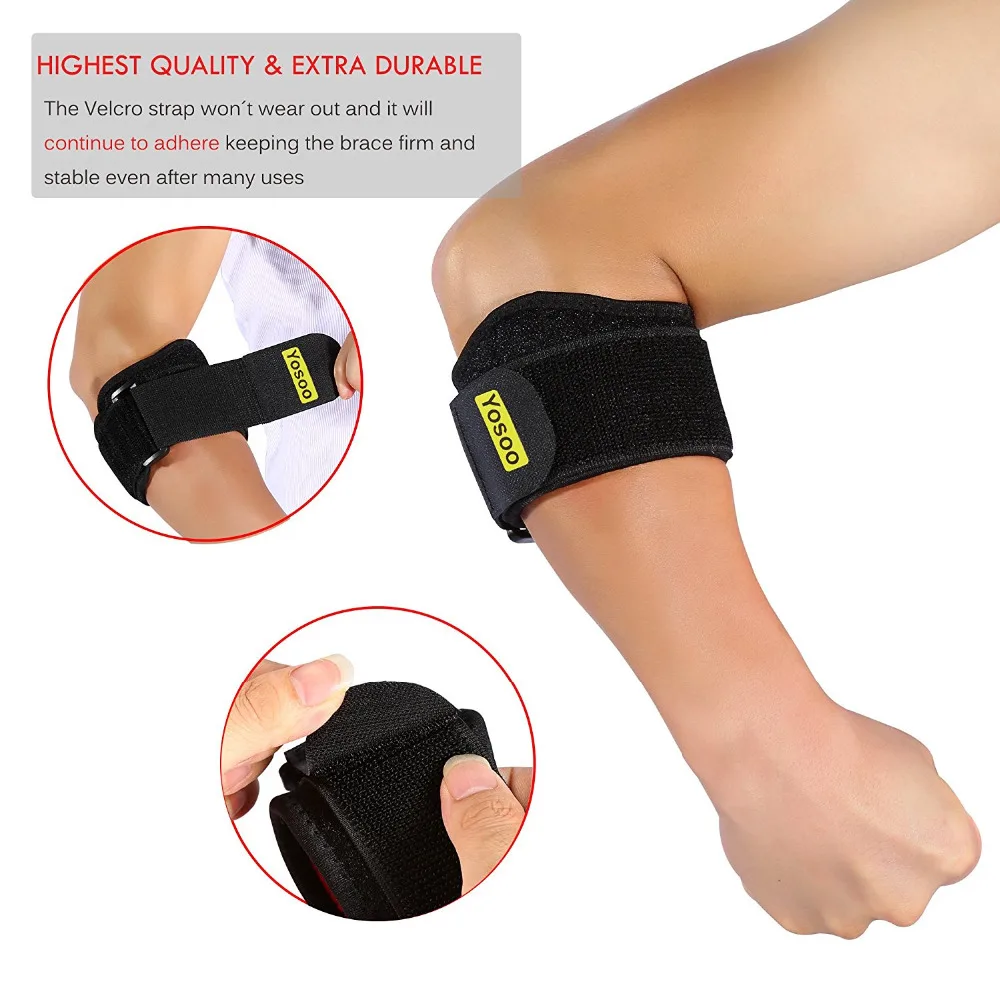 Yosoo Support Elbow Band Wrap Bandage Strap - natabuy.com
