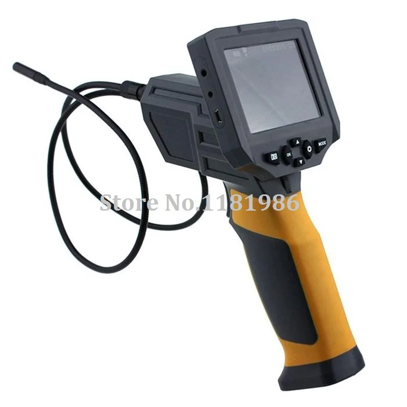 

HT-660 Waterproof 3.5" TFT Industrial Video Endoscope Snakescope Video Borescope 180 Rotation 1 Meter Cable w/ 8.5mm Camera Head