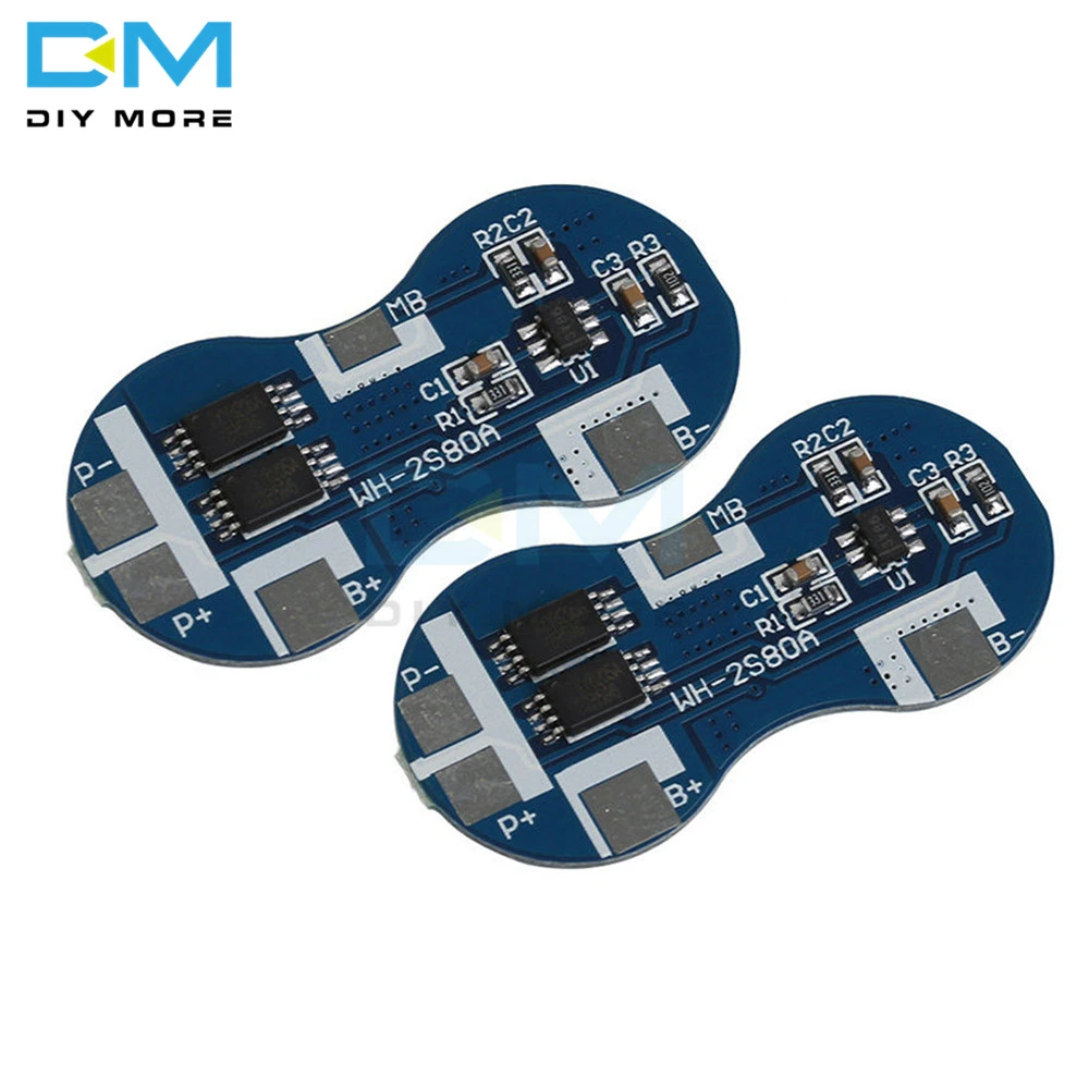2s 2 Series Li Ion Lithium Battery Charger Protection Board 7 4v 4a Bms Module Dc 9v 12v Cc Cv Short Circuit Protection Integrated Circuits Aliexpress