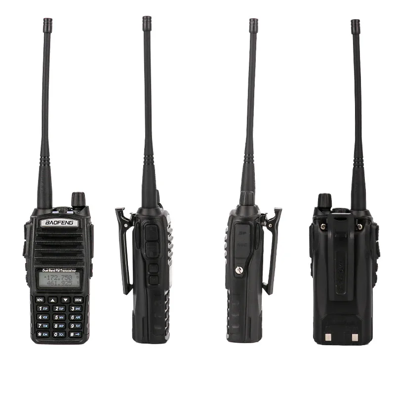 Рация Baofeng uv 82 с наушниками Двухдиапазонная радиостанция УВЧ любительская КВ