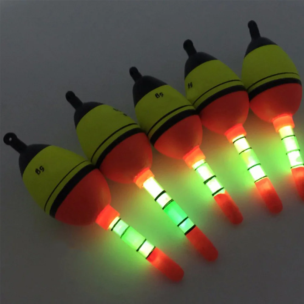 

2 PCs High Quality EVA Night Glow Fishing Float 5g-50g Fishing Floats Lighting Floats for Night Outdoor Fishing Accessories