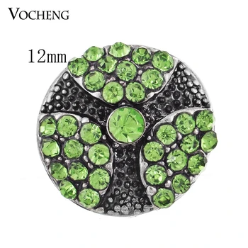 

10PCS/Lot Vocheng Snap Charms Interchangeable Crystal Accessory Small 12mm Vn-436*10