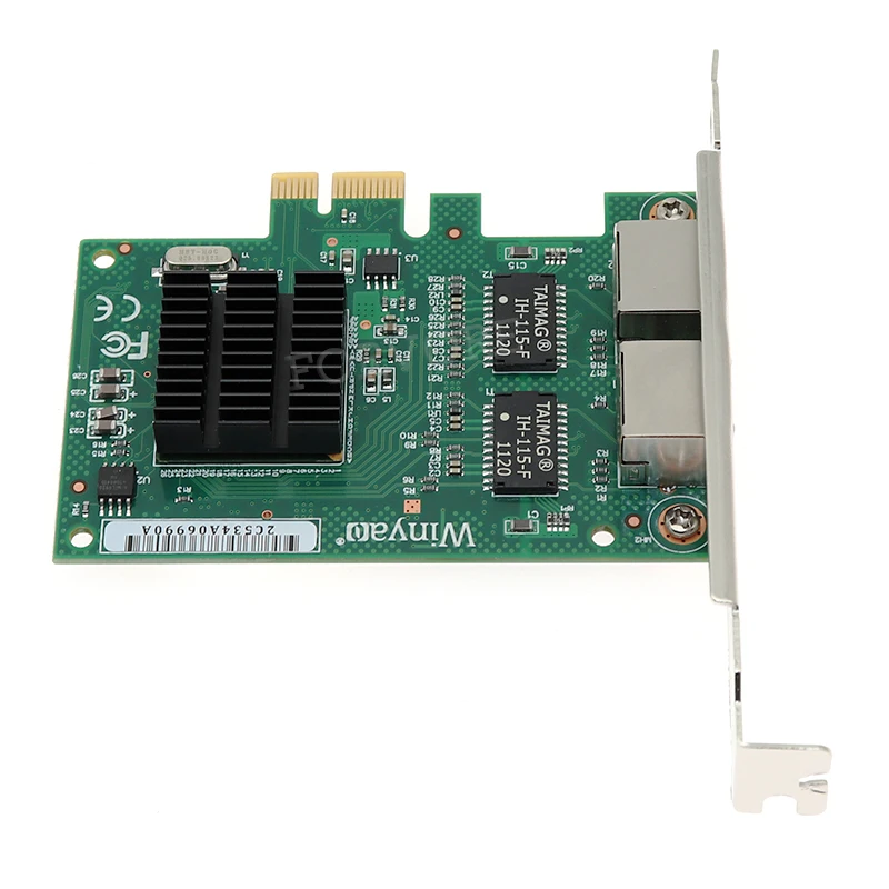 PCI Express X1 2 порта 10/100/1000 Мбит/с гигабитный Ethernet сетевой адаптер для bcm5715 NIC|Платы