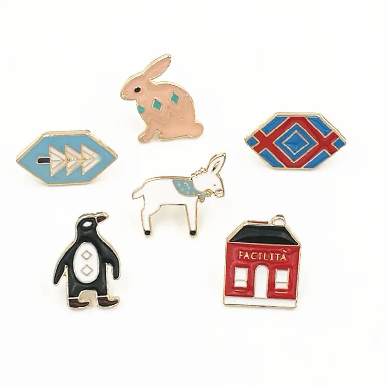 

Timlee X159 Free shipping Cute Rabbit House Deer Cat Brooch Pins,Chic Fashion Jewelry Wholesale