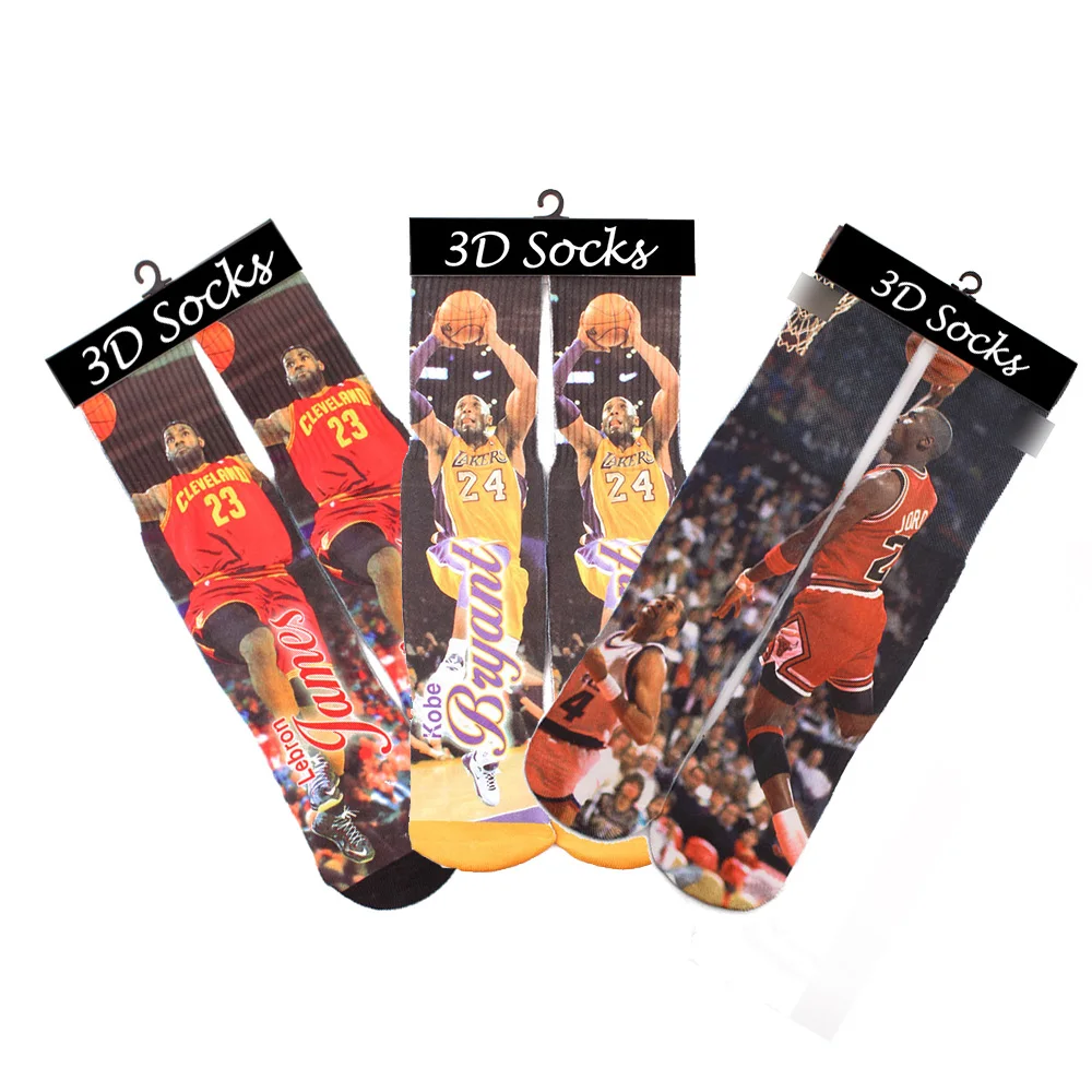 graphic basketball socks