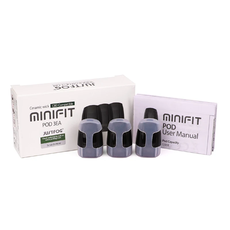 Электронная сигарета капсула JUSTFOG Minifit капсулы керамические 3 шт. в каждой