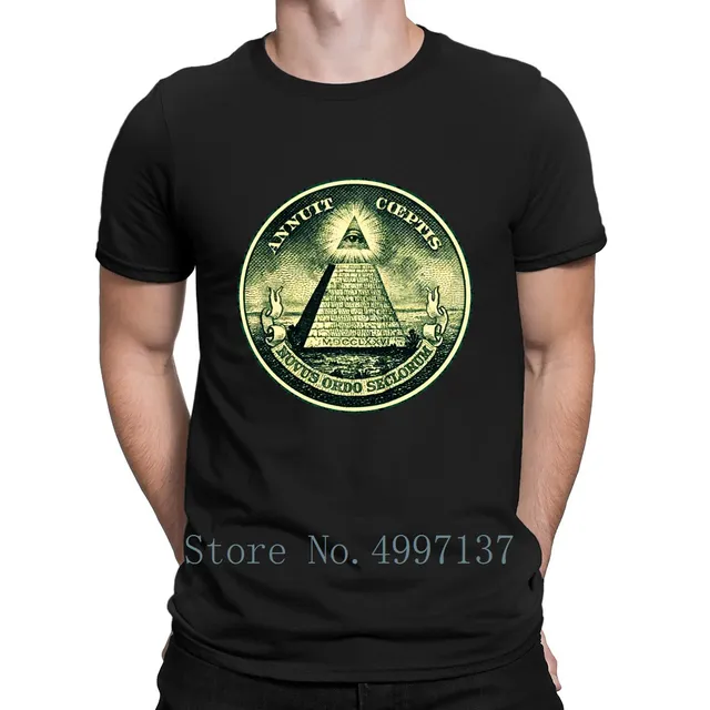Eye Pyramid Dollar Freemason God 
