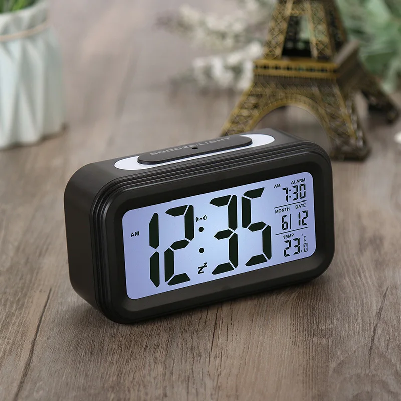 5 Colours Electronic Gadgets Battery Operated Alarm Clock Electronic Large Lcd Display Digital Alarm Clocks with Snooze Backligh 5 Colours Electronic Gadgets Battery Operated Alarm Clock Electronic Large Lcd Display Digital Alarm Clocks with Snooze Backligh