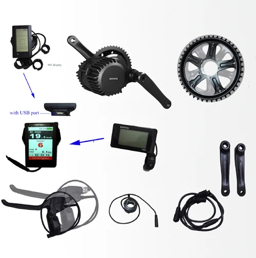 Bafang/8FUN 500 W BBS02 фара для электровелосипеда в комплект BBSHD электровелосипед