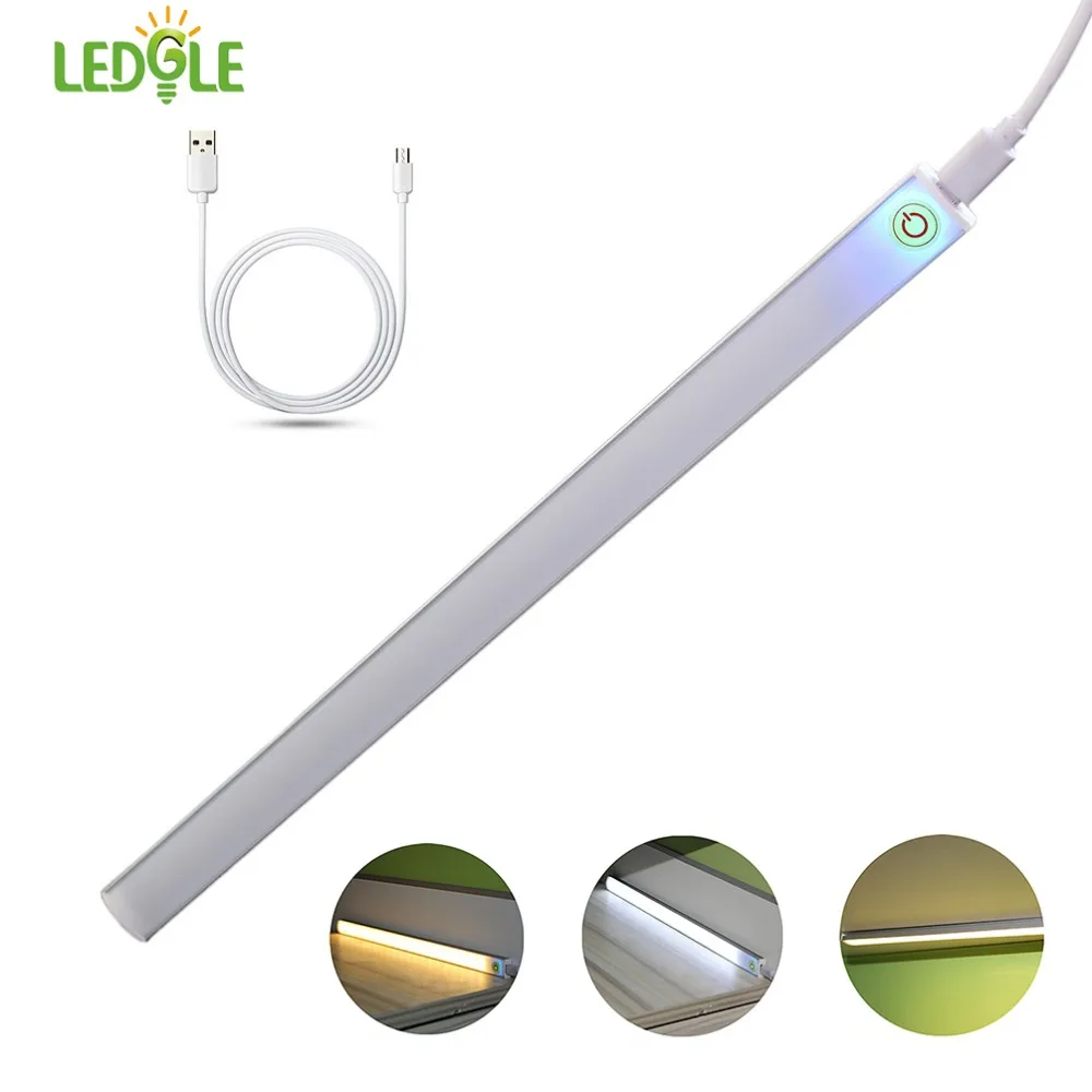 LEDGLE 6W Ultra thin LED Light Bar Closet Light Bright Under